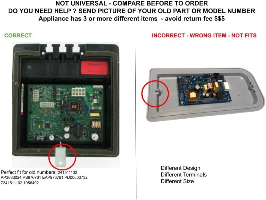 GLOB PRO SOLUTIONS AP3683024 PS976761 EAP976761 PD00000732 CKD6017 Main Control Board
