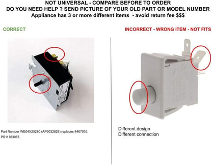 GLOB PRO SOLUTIONS AP6032628 PS11763067 EAP11763067 CKD7065 TMD1EM35 234D2377P005 Dryer Timer