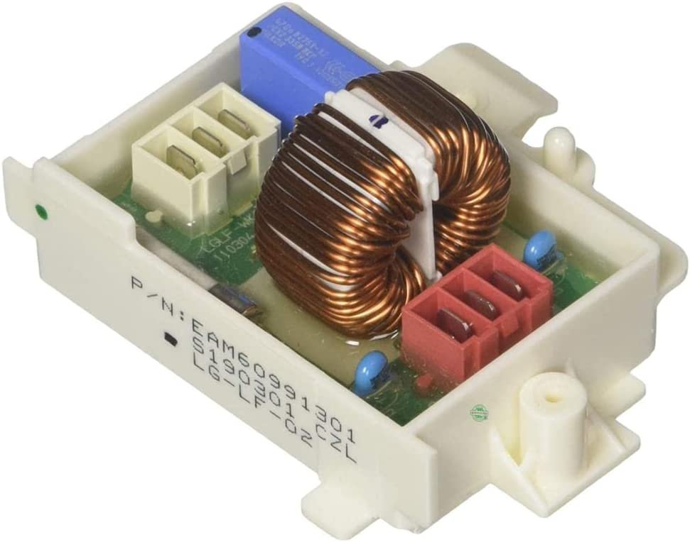 GLOB PRO SOLUTIONS 6201EC1006Y 2665469 AGF31510395 TAW34631947 CKD2675 Washer Noise Filter Assembly 3" ¾ Length Approx. Replacement for and compatible with Kenmore LG Heavy DUTY
