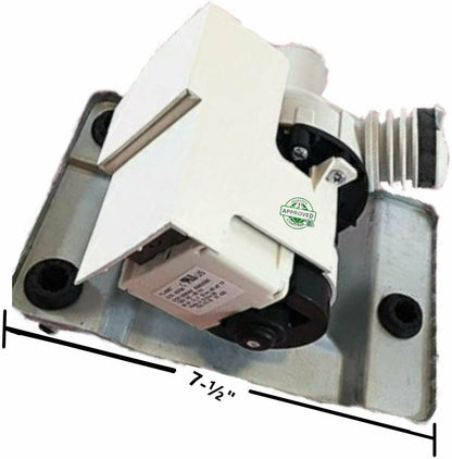 GlobPro W10175948 1455621 Washer Water Drain Pump 7-½" Approx. Replacement for and compatible with Whirlpool Maytag Heavy DUTY