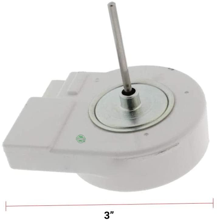 GlobPro DA31-00146J Fridge Evaporator Fan Motor 3" length Approx. Replacement for and compatible with Samsung Heavy DUTY