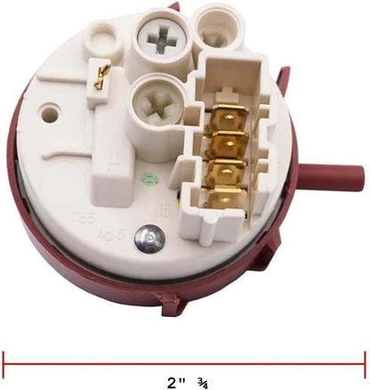 GLOB PRO SOLUTIONS AP6981043 PS12745510 EAP12745510 PD00069337 CKD2174 Washer Pressure Switch 2" ¾ Lentgh Approx. Replacement for and compatible with Whirlpool Maytag Amana Heavy DUTY
