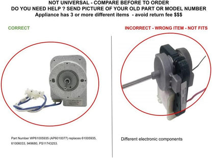 GLOB PRO SOLUTIONS AP6010077 PS11743253 CKD3936 Motor Evaporator Fan