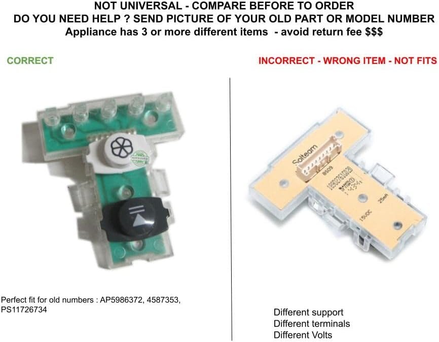 GLOB PRO SOLUTIONS 4587353 CKD3243 Button Selector
