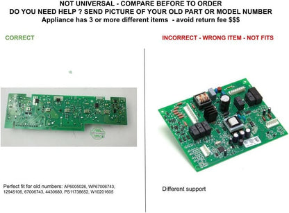 GLOB PRO SOLUTIONS WP12945106 CKD2887 Control Board compatible with,