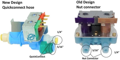 GLOB PRO SOLUTIONS AP3044061 PS322172 AH322172 EA322172 CKD1385 Fridge Water Valve fits 2 Coil Replacement for and compatible with KitchenAid Heavy DUTY