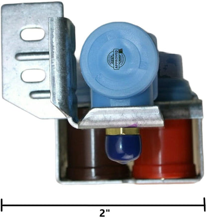GlobPro 8170351 12195501 12195504 W10247599 Frigde Water valve inlet 2 coil 4" length Approx. Replacement for and compatible with Amana Kenmore Whirlpool KitchenAid Heavy DUTY