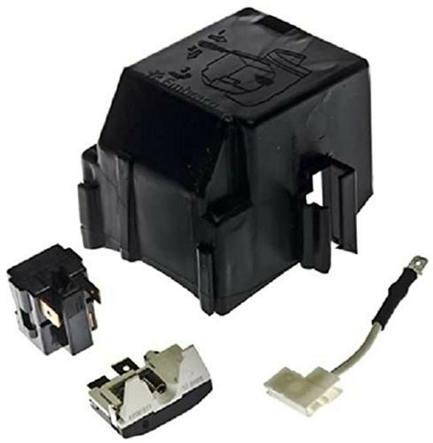 ReplacementParts -12002784 Refrigerator Start Relay Device Overload 12002784