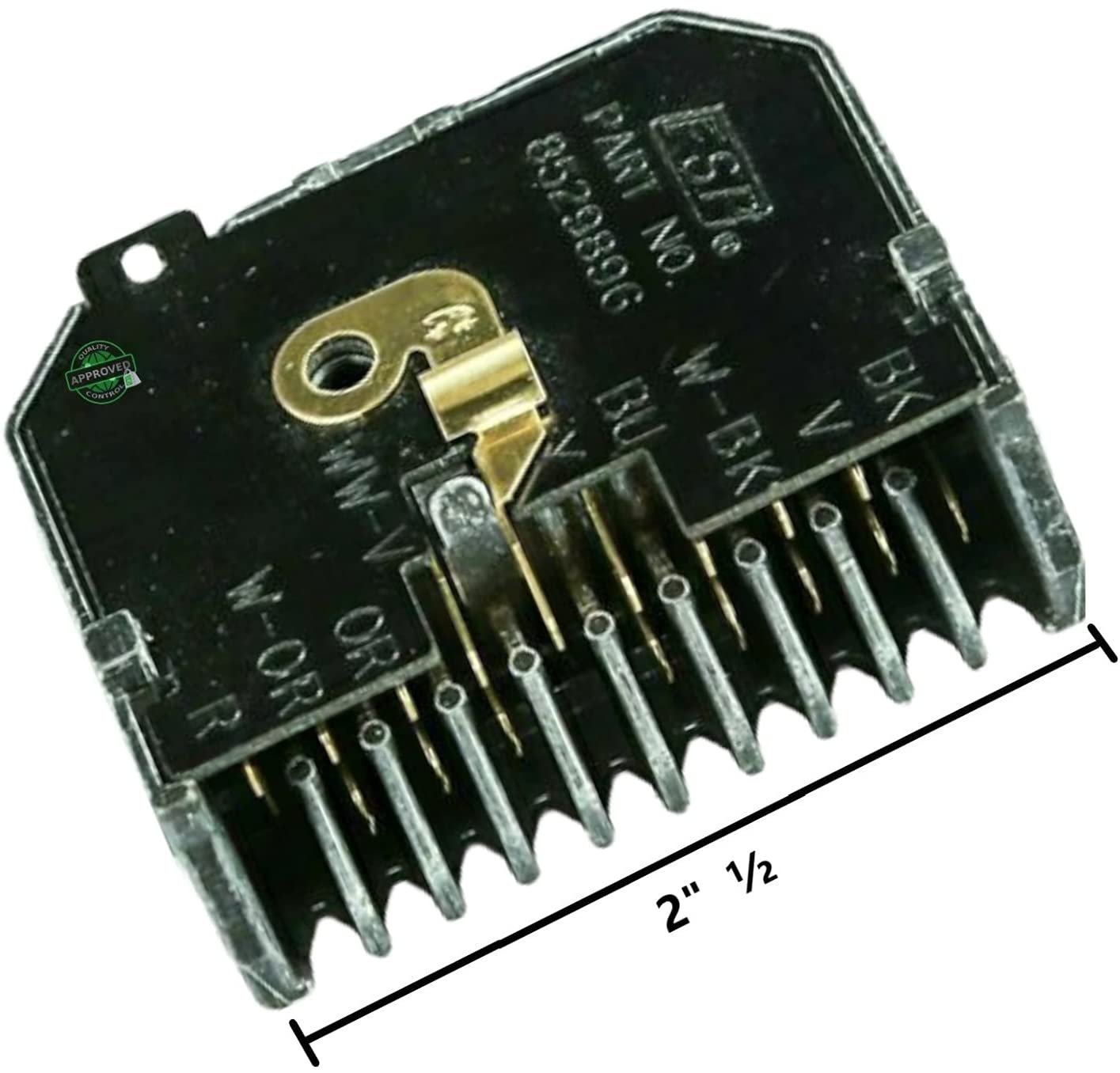 GlobPro WH12X10215 Washer Motor Switch 2" ½ length Approx. Replacement for and compatible with General Electric Heavy DUTY