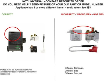 GLOB PRO SOLUTIONS 61005518 1194680 61005518 CKD4655 Relay and Overload Kit