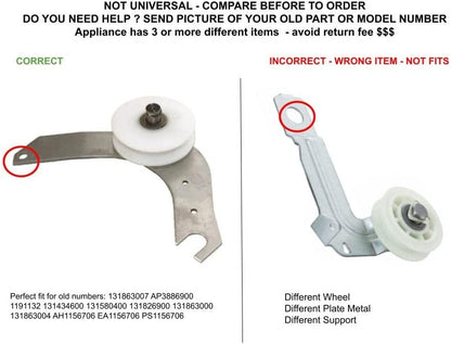 GLOB PRO SOLUTIONS 131434600 1191132 131580400 131826900 CKD4411 Idler Pulley Assembly