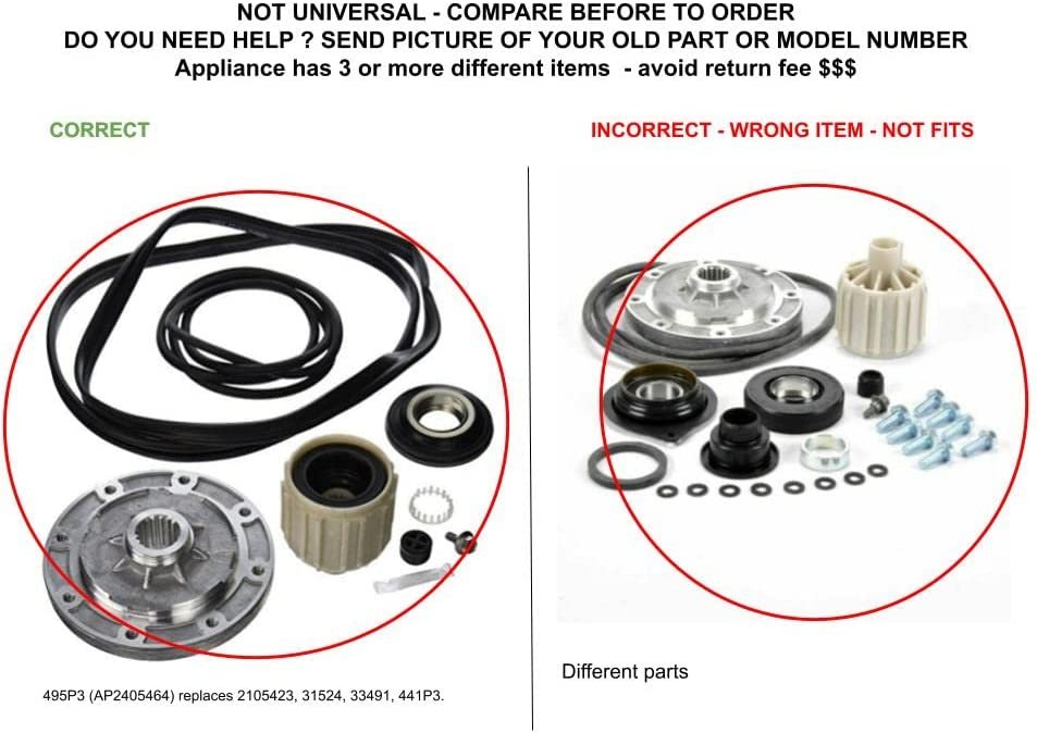 GLOB PRO SOLUTIONS GPN495P3 CKD3817 Hub And Seal Kit