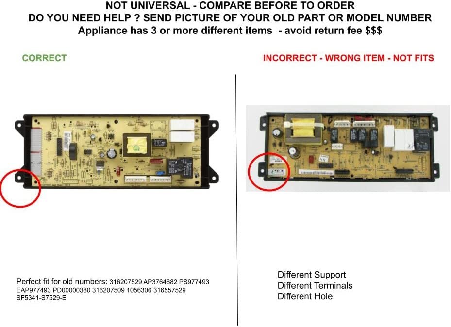 GLOB PRO SOLUTIONS 316207529 CKD4615 Control Board