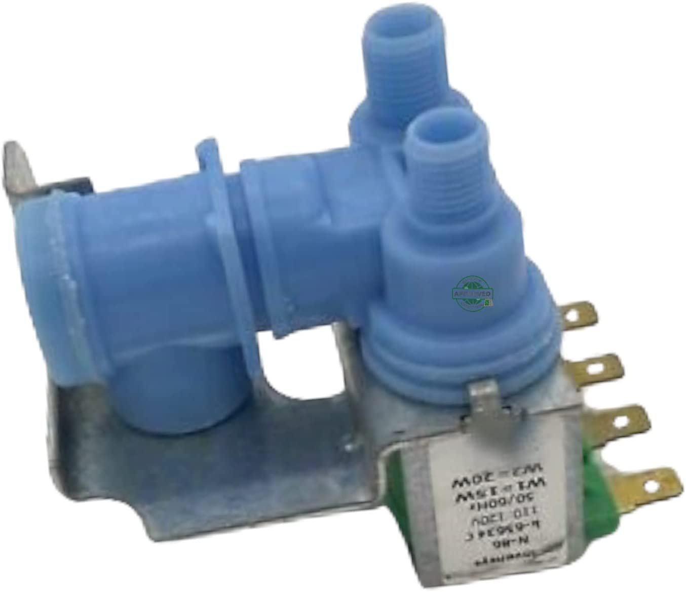 GlobPro 12001414 Fridge Dual Water Valve Kit 4" ¼ length Approx. Replacement for and compatible with Maytag Admiral Jenn-Air Magic Chef Heavy DUTY