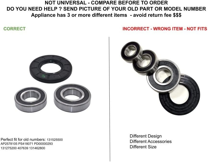 GLOB PRO SOLUTIONS 131525500 CKD5892 Rear Outer Tub Assembly