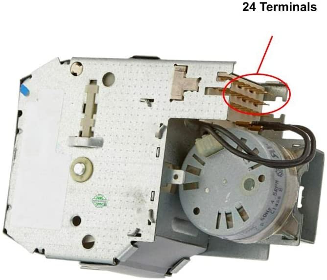 GlobPro AP2907903 AH341535 EA341535 PS341535 Washer Timer 24 Terminals 5" ½ length Approx. Replacement for and compatible with Whirlpool Heavy DUTY