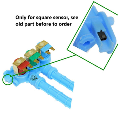 GlobPro 134866600 134371210 Washer Water Valve 9" ½ length Approx. Replacement for and compatible with Frigidaire Crosley Kenmore Heavy DUTY