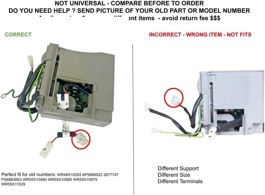 GLOB PRO SOLUTIONS WR55X10490 2677747 WR55X10685 WR55X10979 CKD4109 Inverter Control Board Kit
