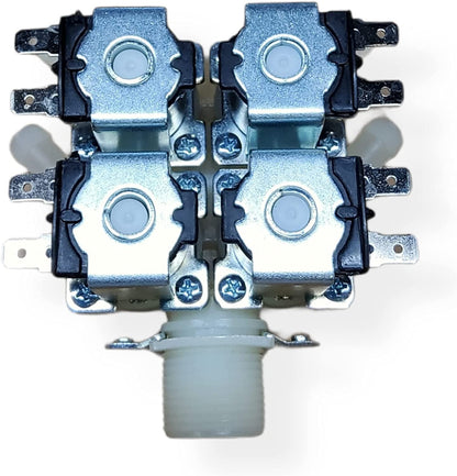 DrEquipUS 5220FR2008F Water Inlet Valve 9" 3/4" LENGTH Replacement for and compatible with Kenmore/Sears LG Heavy DUTY