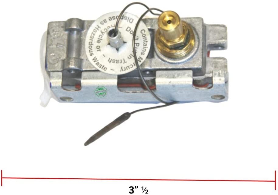GLOB PRO SOLUTIONS AP2022751 AH233871 EA233871 PS233871 CKD1827 Range Gas Oven Safety Valve 3” ½ Length Approx. Replacement for and compatible with General Electric Heavy DUTY