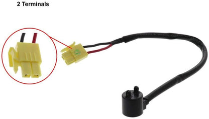 GlobPro DA47-00243K Fridge Defrost Thermostat 2 Terminals Replacement for and compatible with Samsung Heavy DUTY