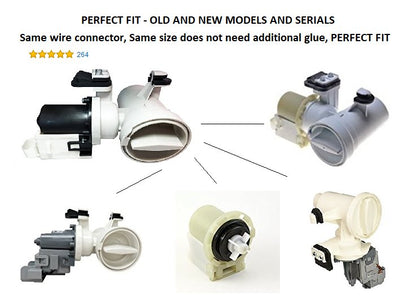 FREE EXPEDITED Whirlpool Duet Sport Washer Water Drain Pump Motor W10183434