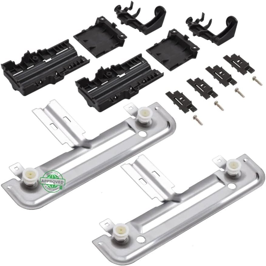 GLOB PRO SOLUTIONS 3447661 W10253546 W10712394VP WPW10350376 CKD3884 Dishrack Adjuster Kit