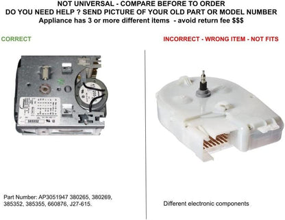GLOB PRO SOLUTIONS 380265 380269 385352 385355 CKD4854 Timer