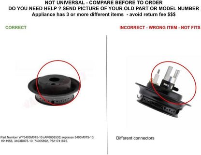 GLOB PRO SOLUTIONS AP6008535 PS11741675 EAP11741675 CKD7070 Kit 4 Range Sealed Surface Burner