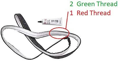 DrEquipUS W10612022 Felt Drum Seal Replacement for and compatible with Whirlpool Roper Estate Kenmore/Sears Heavy DUTY