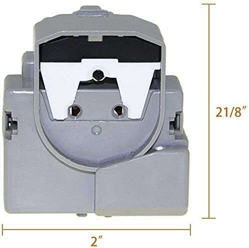 GlobPro CK513605014 Fits Embraco Compressor Start Relay 1/4 terminal old # 197D8031P001 Replacement for and compatible with GE Heavy DUTY