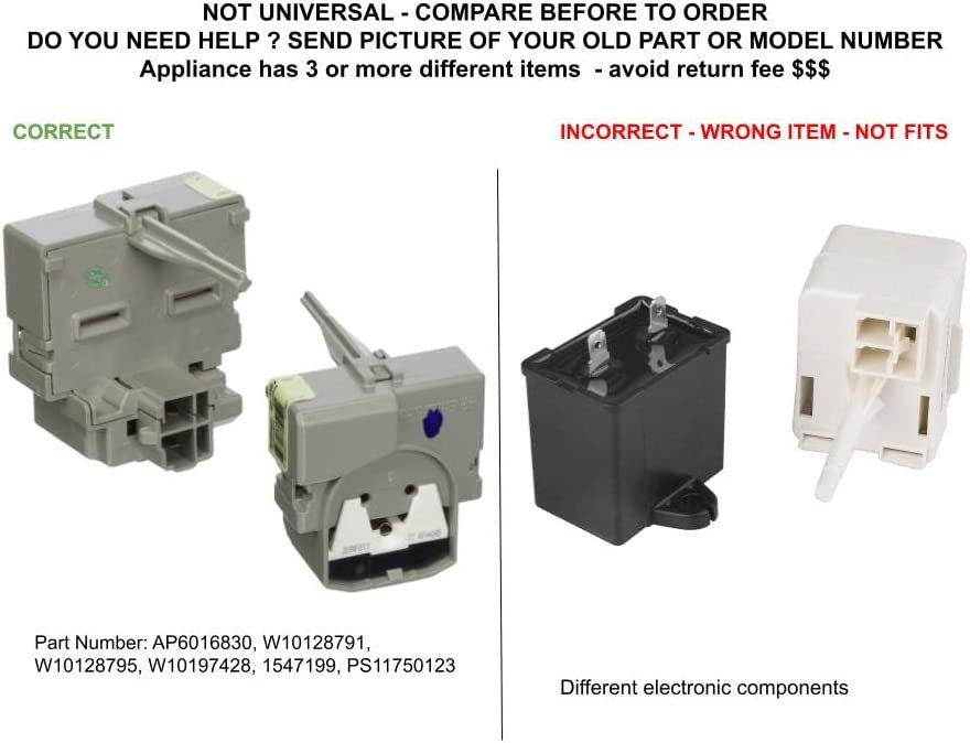GLOB PRO SOLUTIONS W10128791 1547199 W10128795 W10197428 CKD4864 Start Device