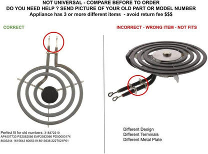 GLOB PRO SOLUTIONS 8003244 1615642 8005319 8013938 222T021P01 CKD5903 6" Surface Burner