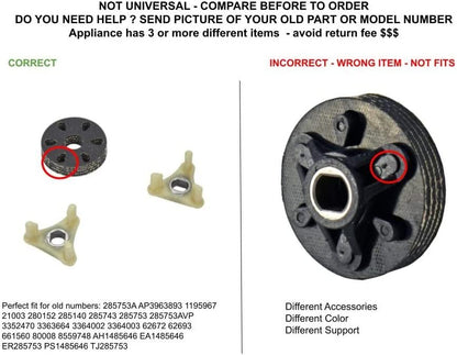 GLOB PRO SOLUTIONS AP3963893 PS1485646 EAP1485646 PD00002353 CKD4430 Motor Coupling