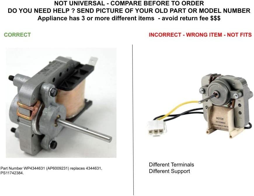 GLOB PRO SOLUTIONS WP4344631 CKD7043 Fan Motor