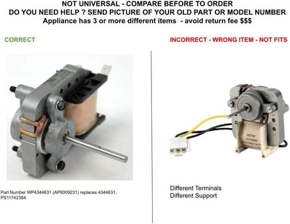 GLOB PRO SOLUTIONS WP4344631 CKD7043 Fan Motor