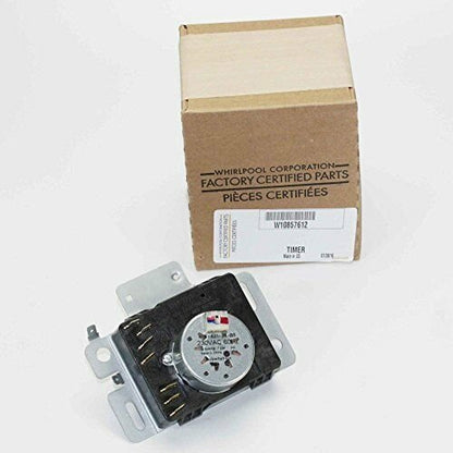 Whirlpool W10857612 Dryer Timer, Small, Black