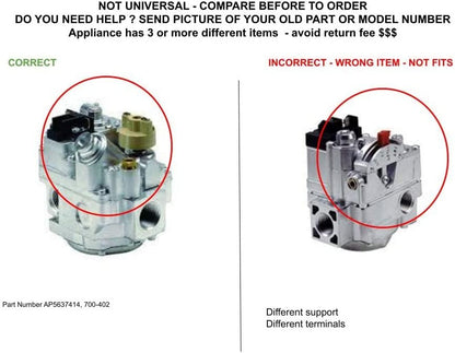 GLOB PRO SOLUTIONS TJ700-402 CKD5569 Heating Furnace Valve