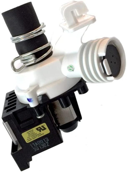 GLOB PRO SOLUTIONS 154580301 CKD1983 Diswasher Drain Pump Assembly 5" Lentgh Approx. Replacement for and compatible with Frigidaire Kenmore Heavy DUTY