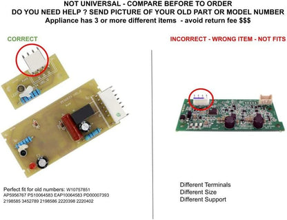 GLOB PRO SOLUTIONS AP5956767 PS10064583 EAP10064583 PD00007393 CKD4675 Control Board Kit