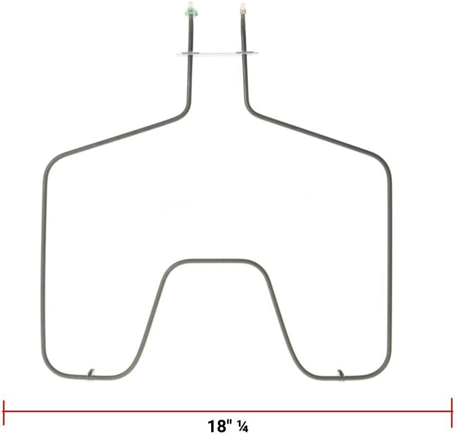 GLOB PRO SOLUTIONS AP2030996 PS249285 EAP249285 PD00001035 CKD1315 Range Bake Element 18" ¼ Length Approx. Replacement for and compatible with General Electric Heavy DUTY