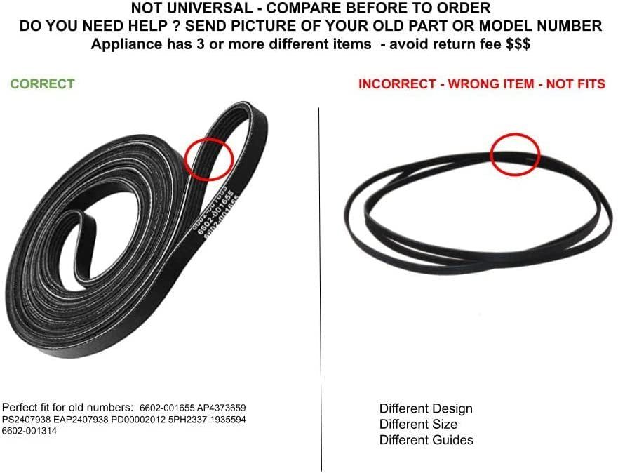 GLOB PRO SOLUTIONS 5PH2337 1935594 6602-001314 CKD5381 Drive Belt