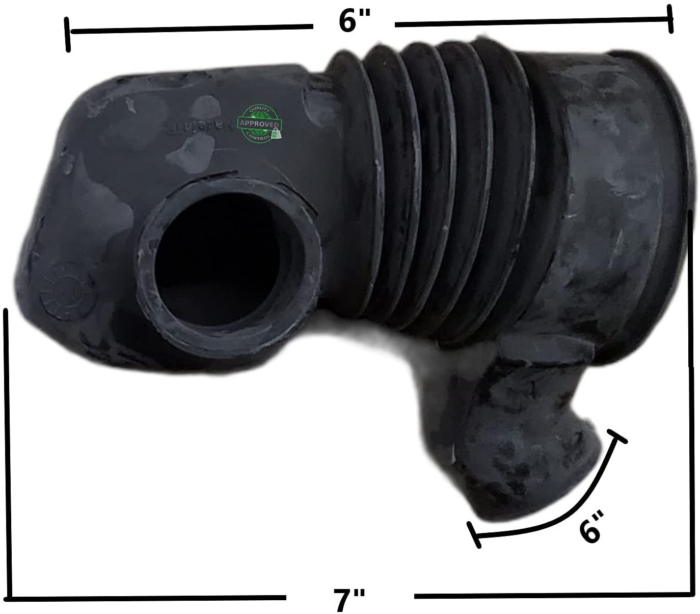 GlobPro PD00028794 EAP272003 AP2046626 PS272003 Washer Cabrios Pump Coupler Hose 7" length Approx. Replacement for and compatible with General Electric Heavy DUTY